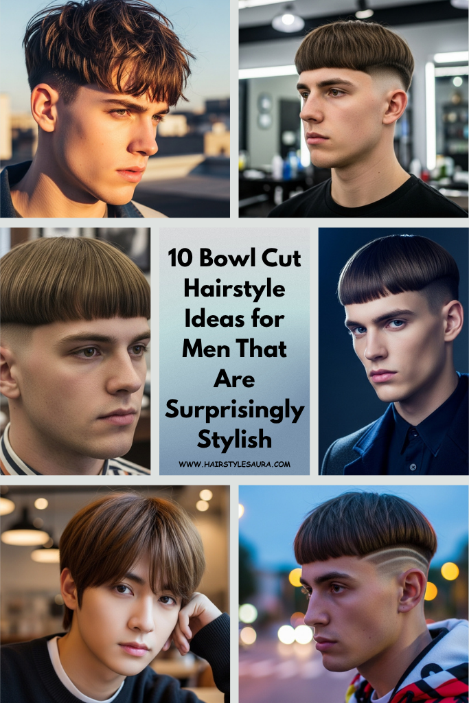 bowl cut hairstyle