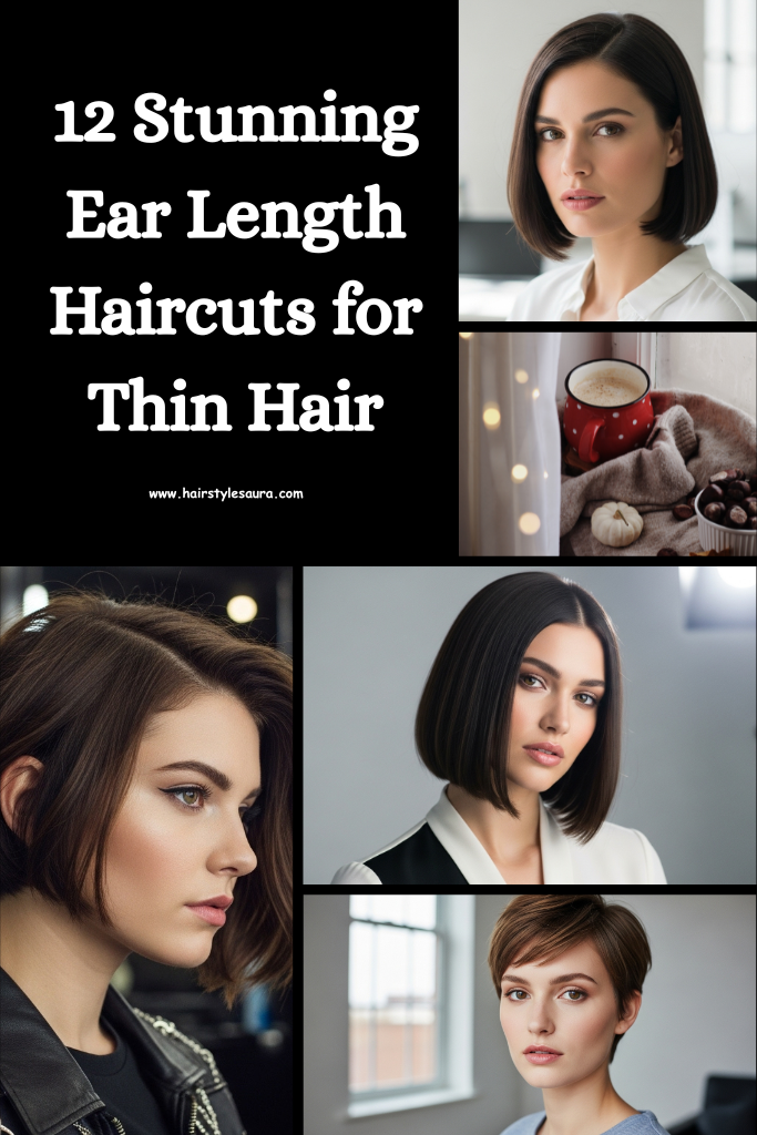 12 Stunning Ear Length Haircuts for Thin Hair Ideas You’ll Love 17 ear length haircuts for thin hair ideas