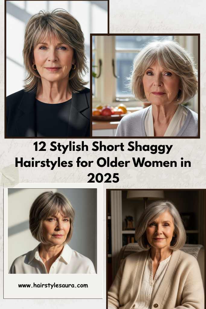 12 Stylish Short Shaggy Hairstyles for Older Women in 2025 15 short shaggy hairstyles for older women