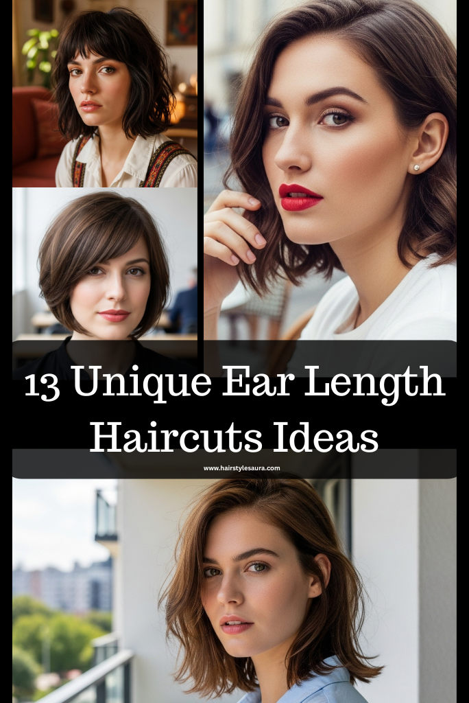 13 Unique Ear Length Haircuts Ideas for Modern Women 12 unique ear length haircuts ideas