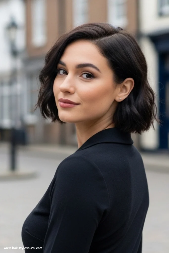 12 Kitty Cut Short Hair Looks for a Trendy Makeover 4 Chin-Length Kitty Cut