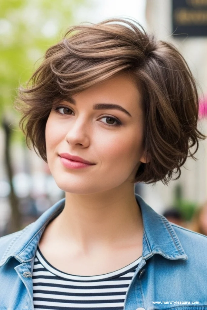12 Kitty Cut Short Hair Looks for a Trendy Makeover 7 Short Kitty Cut with Volume