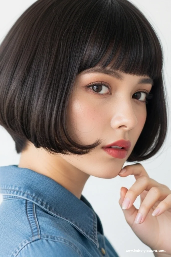 12 Kitty Cut Short Hair Looks for a Trendy Makeover 9 Rounded Kitty Bob