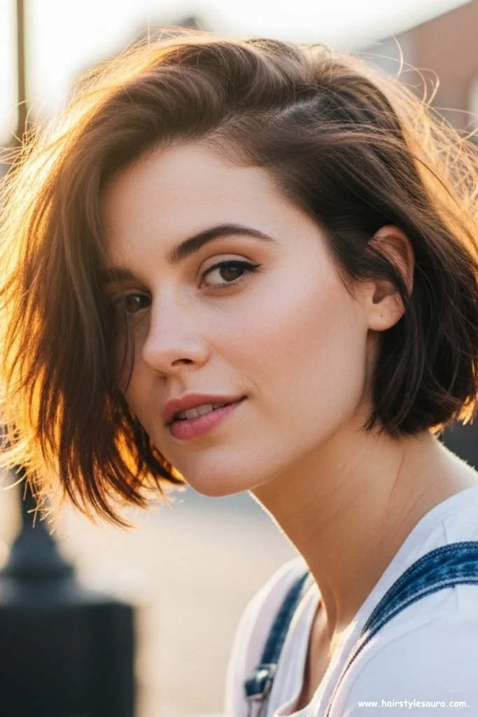 12 Kitty Cut Short Hair Looks for a Trendy Makeover 11 Messy Kitty Cut