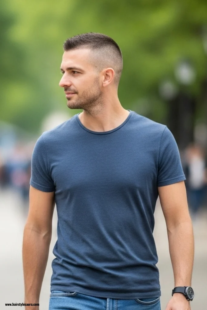 Top 13 Trendy Hairstyles for Guys Short You Should Try This Year 3 Crew Cut