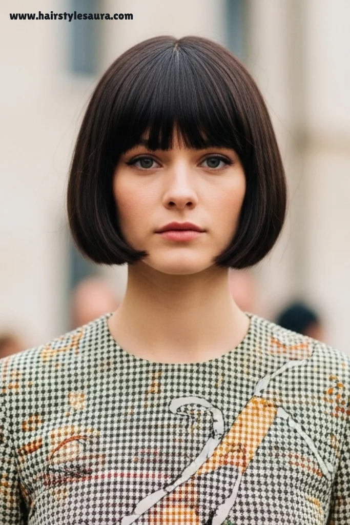 Gorgeous Short Hairstyles for Thick Hair That Frame Your Face 12 Disconnected Bob