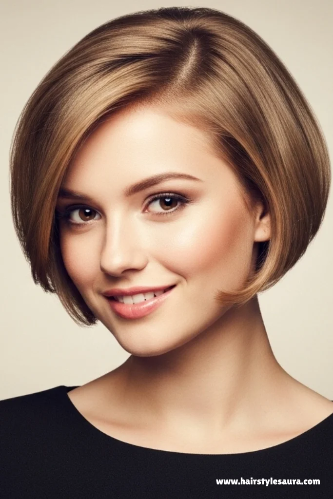 Gorgeous Short Hairstyles for Thick Hair That Frame Your Face 16 Short Bob with Soft Layers