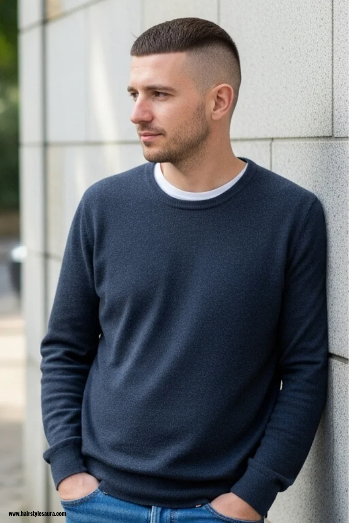 Top 13 Trendy Hairstyles for Guys Short You Should Try This Year 5 Caesar Cut