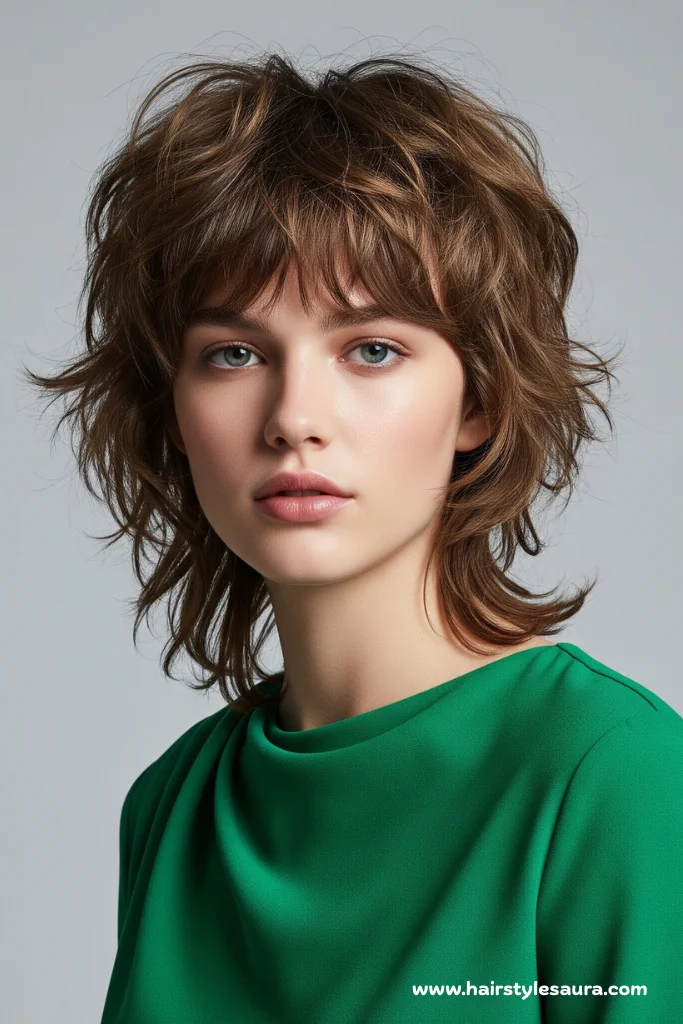 Gorgeous Short Hairstyles for Thick Hair That Frame Your Face 6 Textured Shag