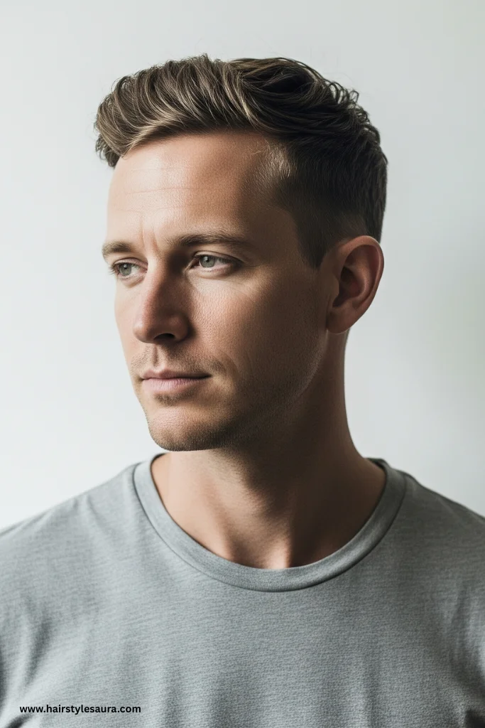 Popular Mens Wavy Short Hairstyles That Always Look Good 6 Undercut with Wavy Top