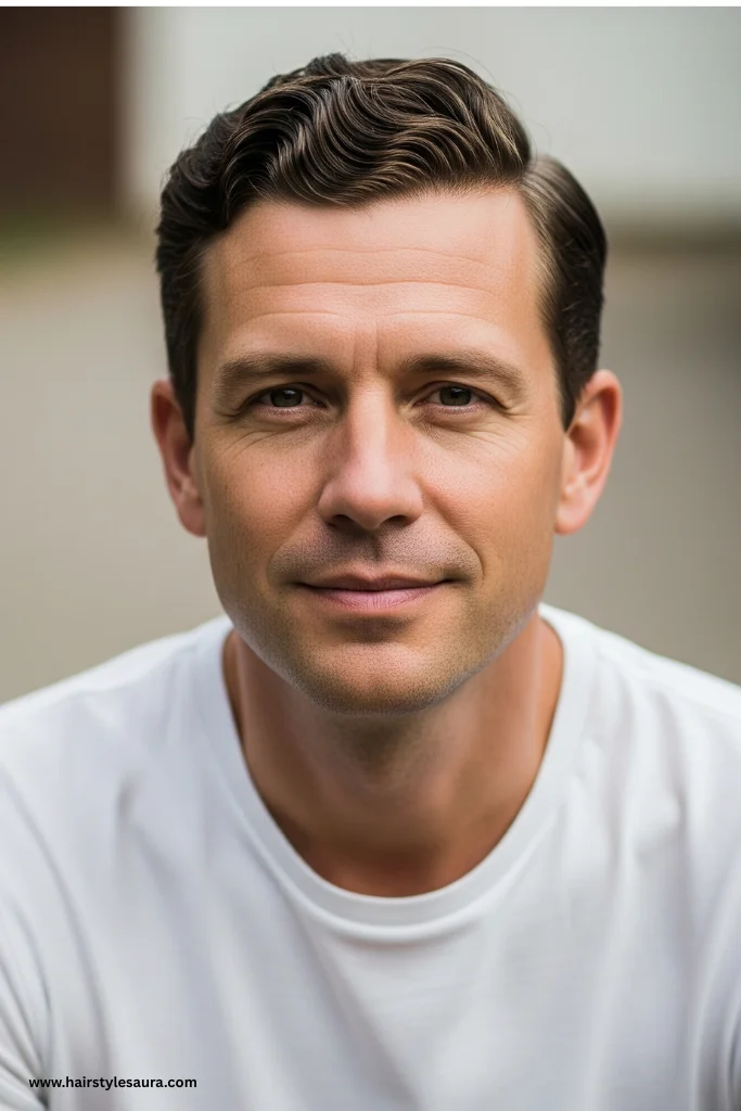 Popular Mens Wavy Short Hairstyles That Always Look Good 7 Modern Caesar with Waves
