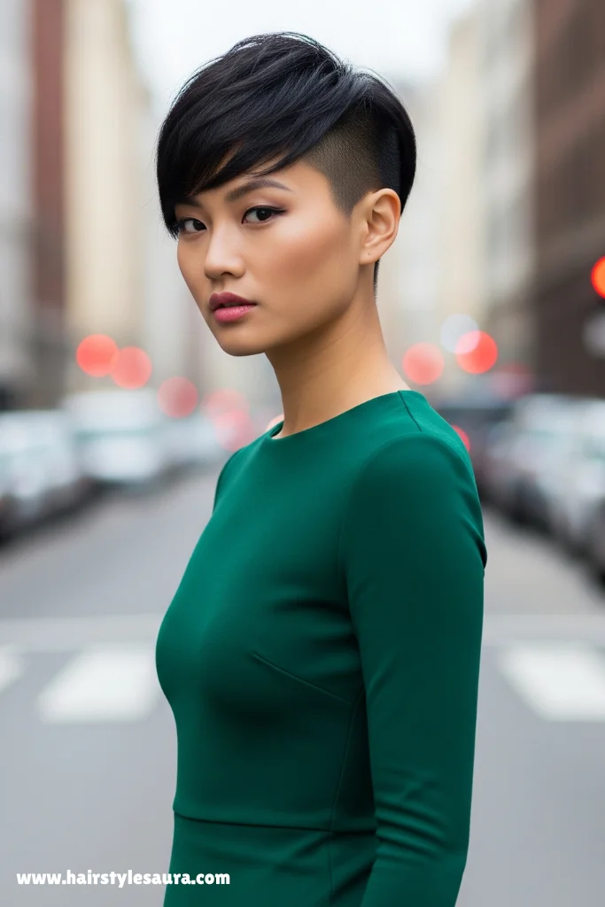 Gorgeous Short Hairstyles for Thick Hair That Frame Your Face 10 Undercut Pixie