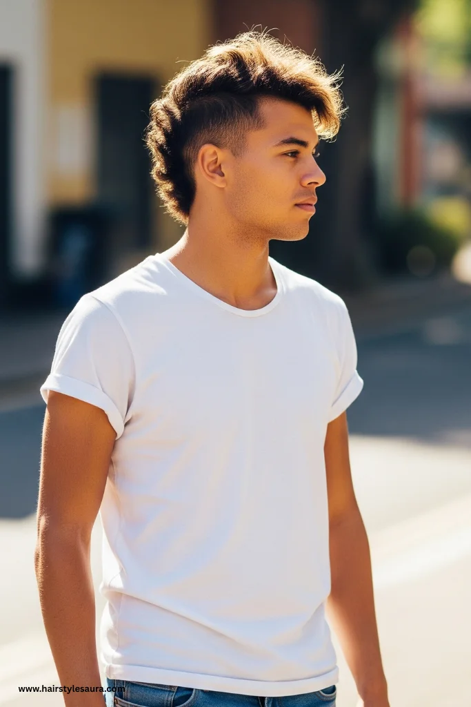 Popular Mens Wavy Short Hairstyles That Always Look Good 9 Short Comb-Over with Waves
