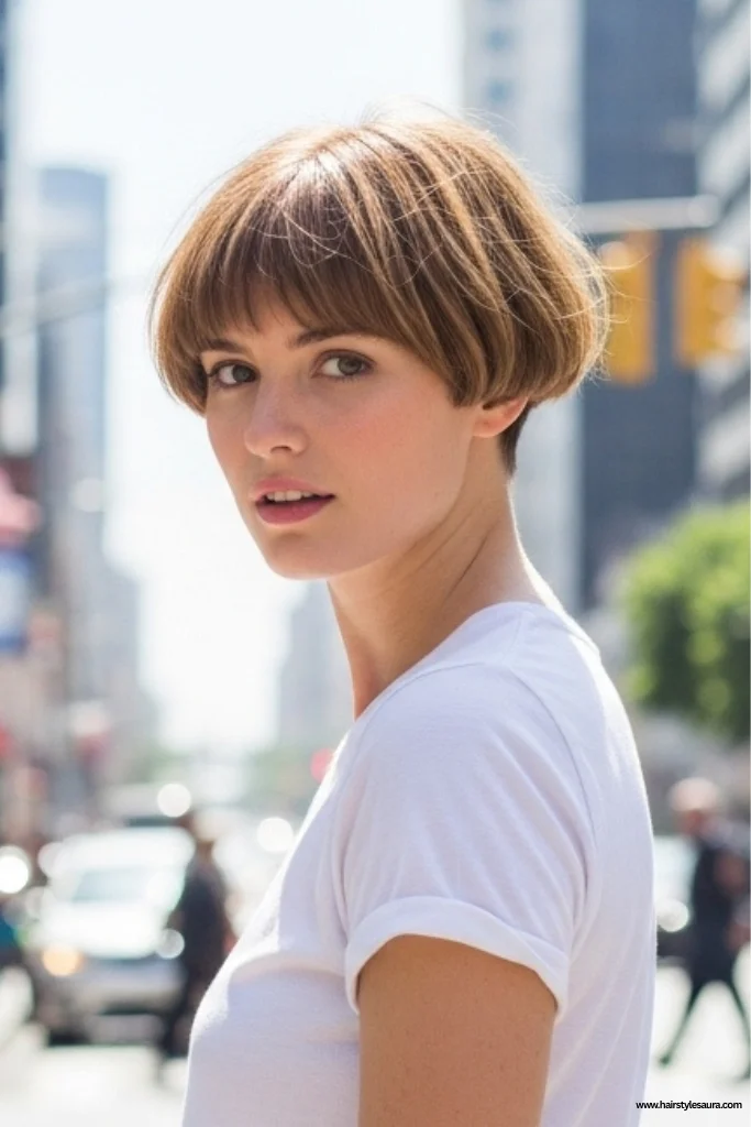 Trendy Short Hairstyles for Fine Hair That Look Fuller and Thicker 10 Bowl Cut Revival