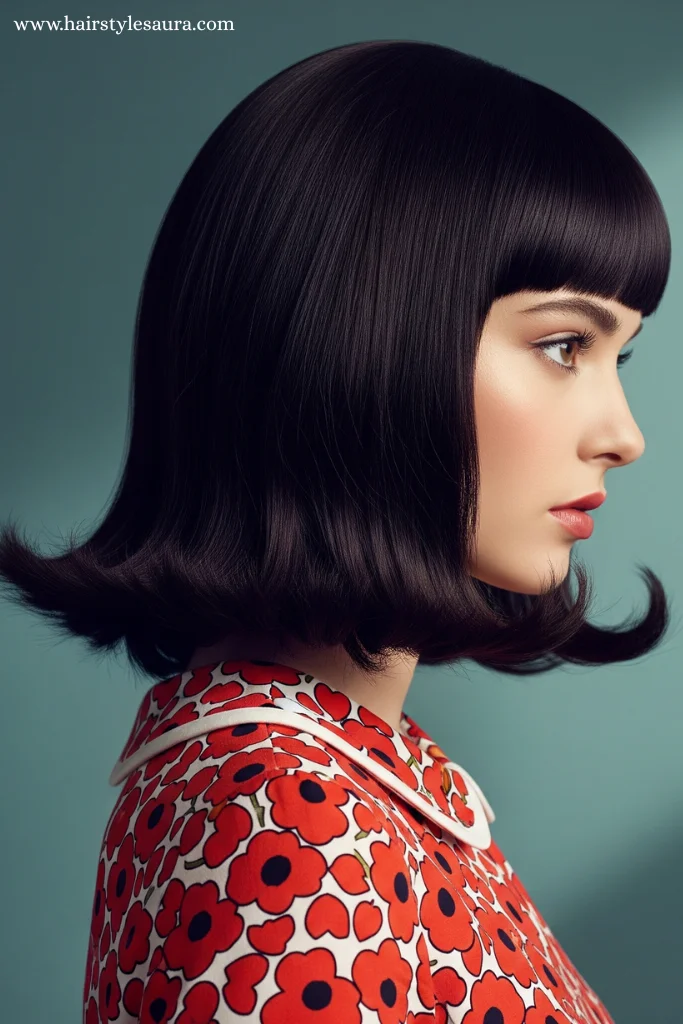 Top 10 Medium Kitty Cut Hair Ideas Every Trendy Girl Should Try 10 Medium Kitty Cut with Flipped Ends