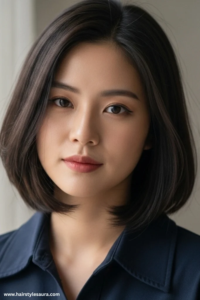 10 Chic Korean Wolf Cut Ideas for Medium Hair You’ll Want to Try ASAP 2 Classic Korean Wolf Cut for Medium Hair