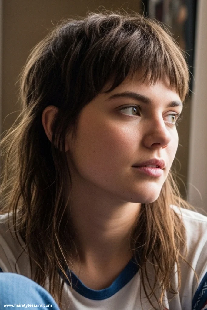 12 Bold Mullet Wolf Cut Ideas Women Are Loving Right Now 2 Classic Shaggy Wolf Mullet