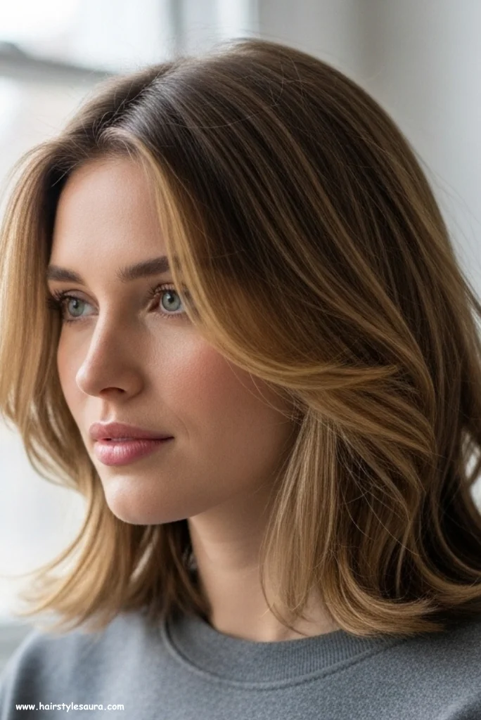 12 Gorgeous Layered Haircut for Thin Hair Ideas Women Love 2 Classic Shoulder-Length Layers