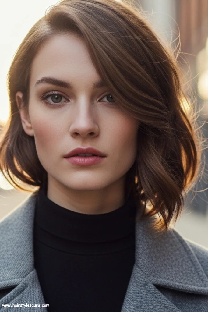 Top 13 Long Oval Face Hairstyles Ideas for All Hair Types 2 Side-Swept Loose Waves
