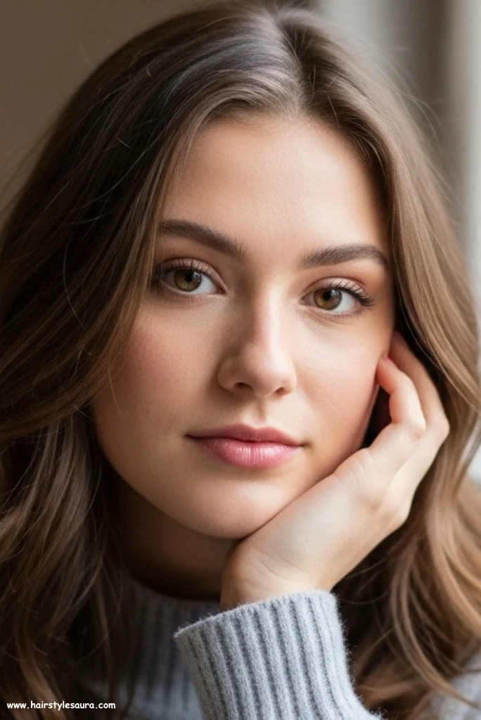 12 Stunning Mid Length Layered Haircuts Ideas for a Fresh New Look 2 Soft Face-Framing Layers