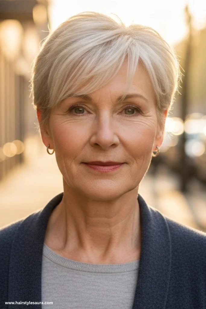 12 Low Maintenance Hairstyles for Women Over 50 That Redefine Timeless Beauty 2 The Classic Pixie Cut