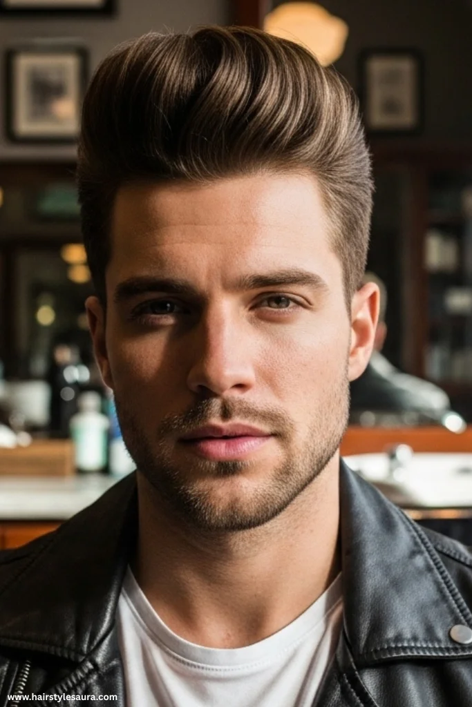 12 Timeless Vintage Hairstyles for Men Ideas to Rock with Confidence 2 The Pompadour