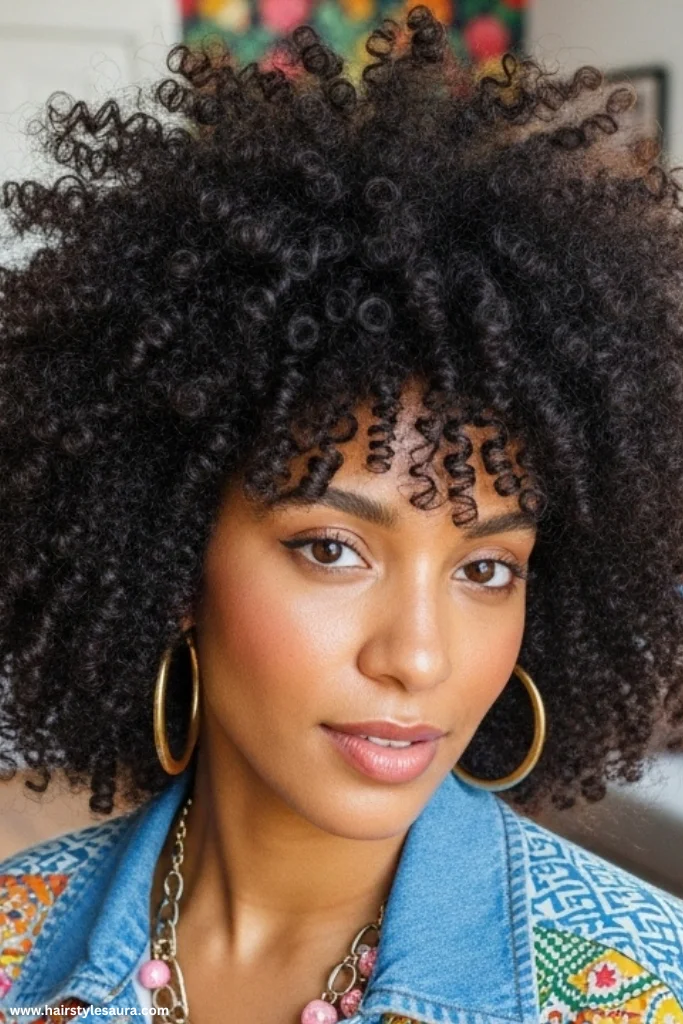 14 Stunning Butterfly Cut Ideas for Curly Hair That You’ll Love 11 Afro-Inspired Butterfly Cut