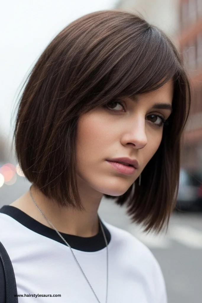 14 Elegant Old Money Bob Haircut with Bangs Styles Every Woman Should Try 11 Asymmetrical Bob with Side Bangs