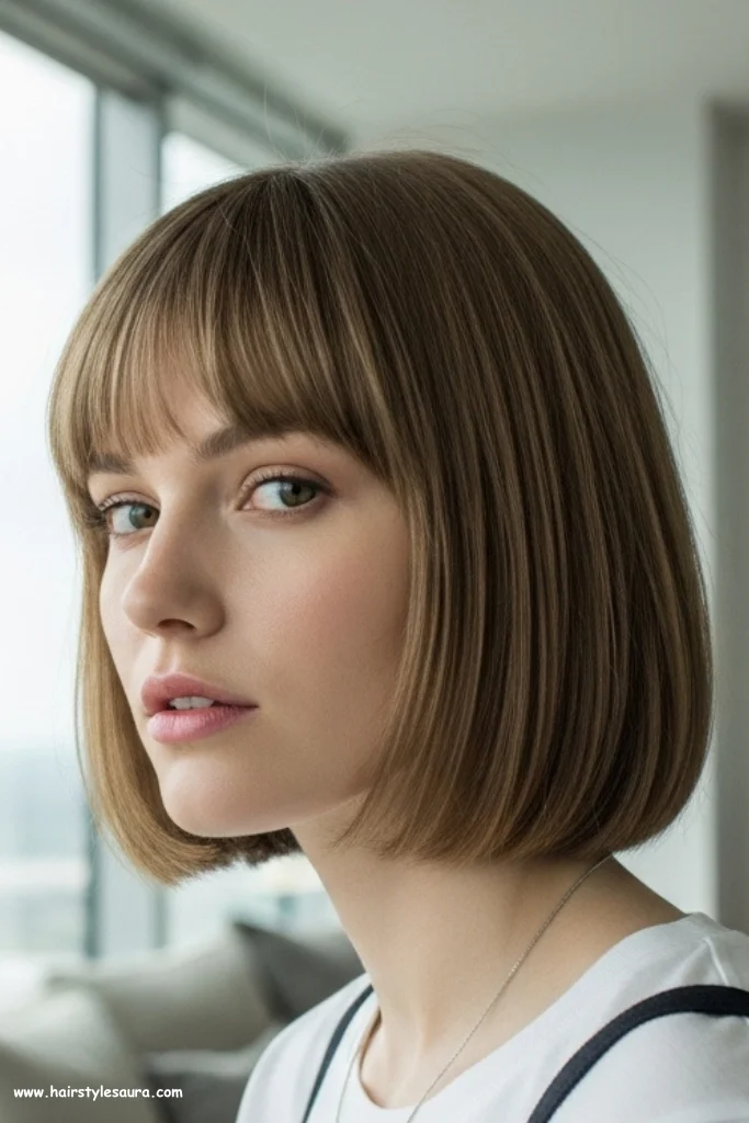 12 Stunning Layered Haircuts Ideas for Shoulder Lengths 11 Blunt Ends with Light Layers