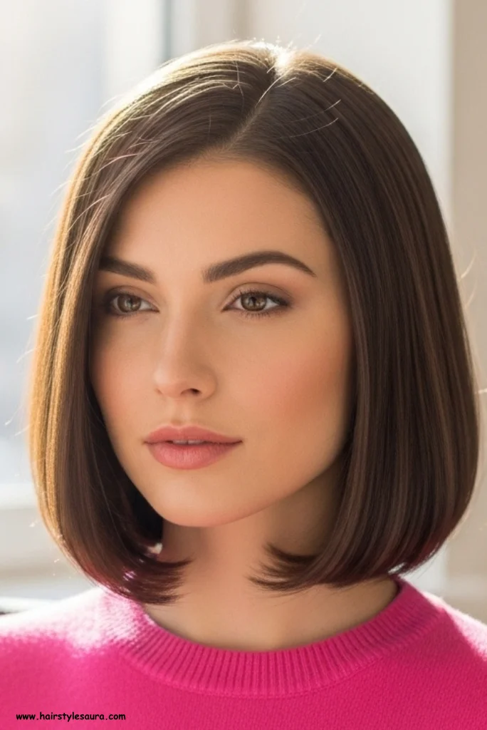 13 Gorgeous Layered Haircut for Fine Hair Ideas Women Love 11 Chin-Length Layered Bob