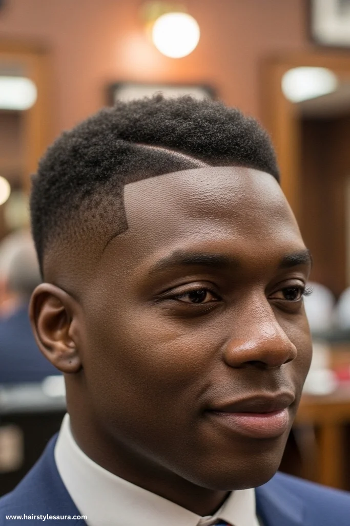 10 Short Short Hairstyles Black Men Can Rock with Confidence 11 Crew Cut with Hard Part