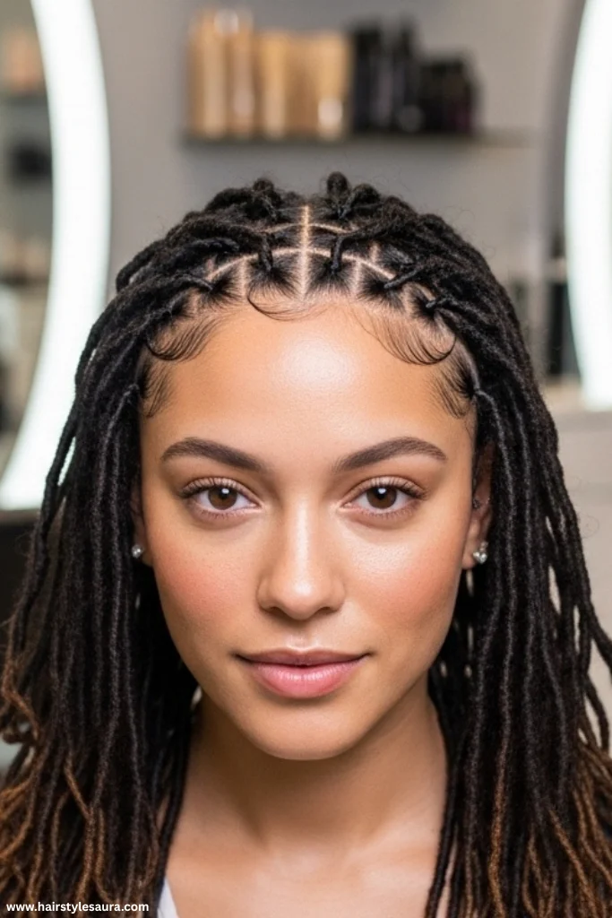 12 Stunning Butterfly Locs Crochet Hair Styles You’ll Want to Try Now 11 Crisscross Part Butterfly Locs