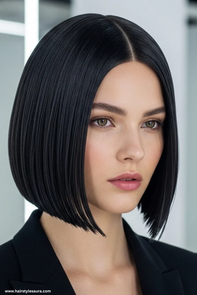 13 Stunning Korean Bob Haircut Ideas That Will Instantly Elevate Your Look 11 Glossy Glass Hair Bob