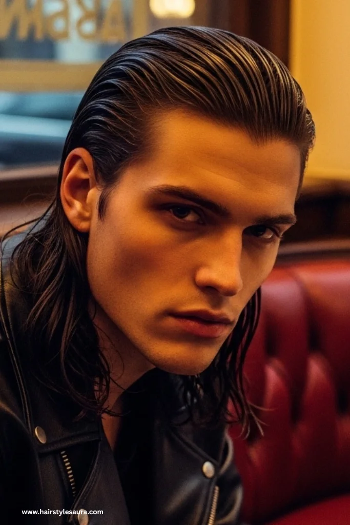 12 Cool & Classic 90s Hairstyles for Guys That Still Turn Heads 11 Long Slicked-Back Hair