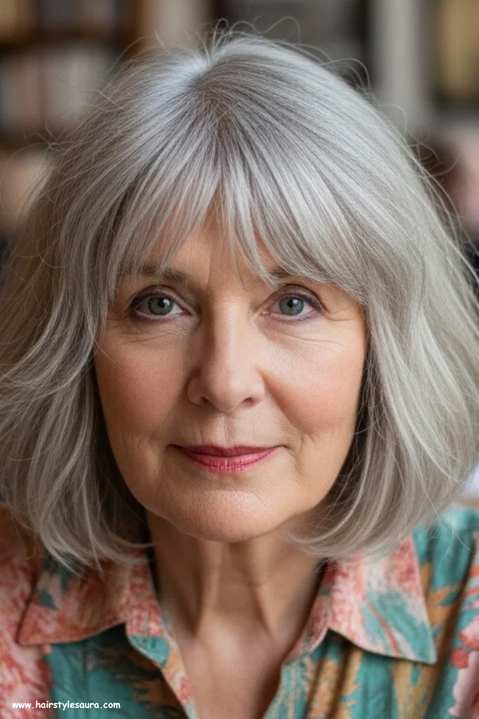 11 Flattering Shag Hairstyles for Women Over 50 That Defy Age 11 Wispy Shag Bob
