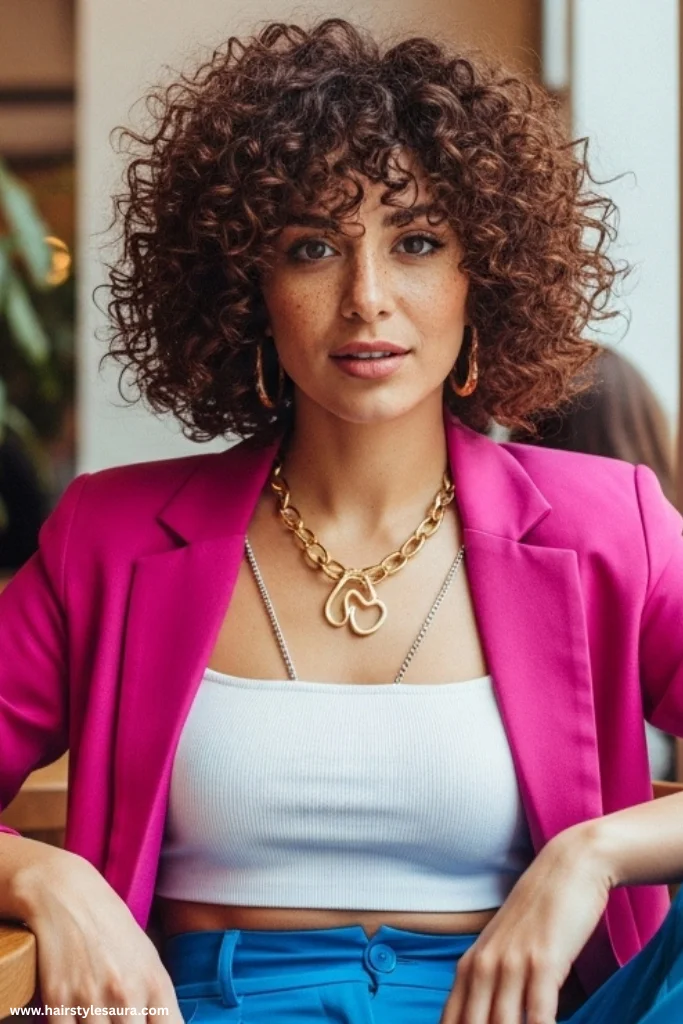 14 Stunning Butterfly Cut Ideas for Curly Hair That You’ll Love 12 Curly Butterfly Bob