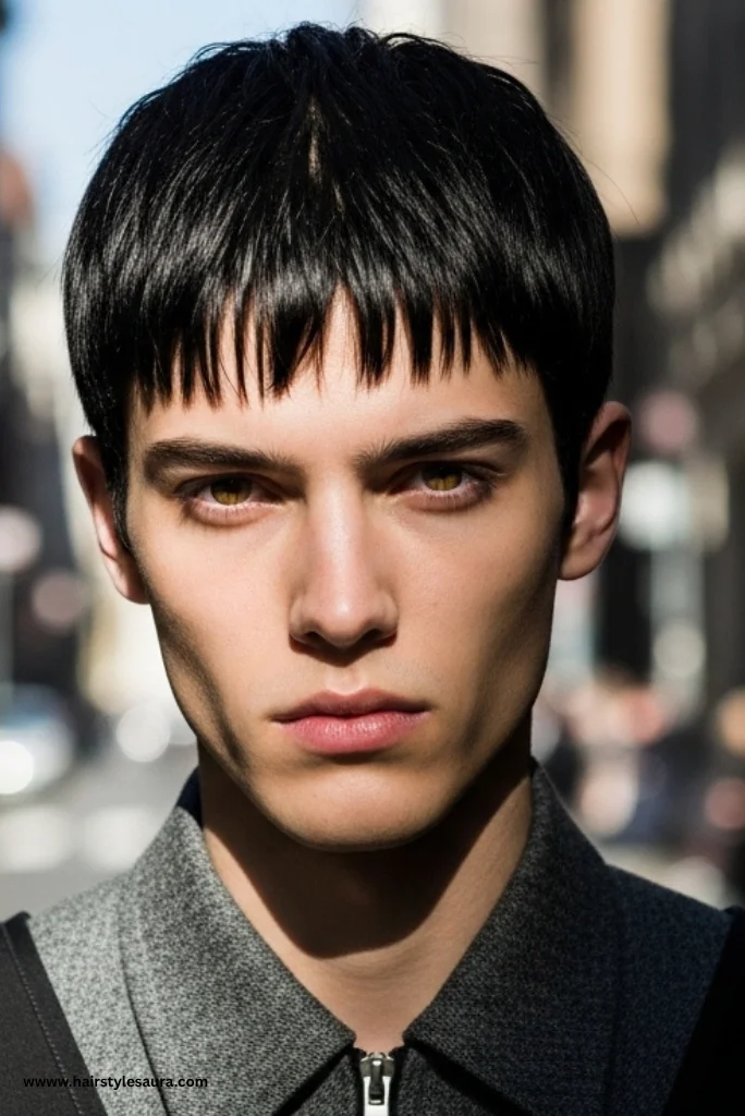 12 Bang Hairstyles Short Hair for Men That Redefine Style 12 Micro Bangs