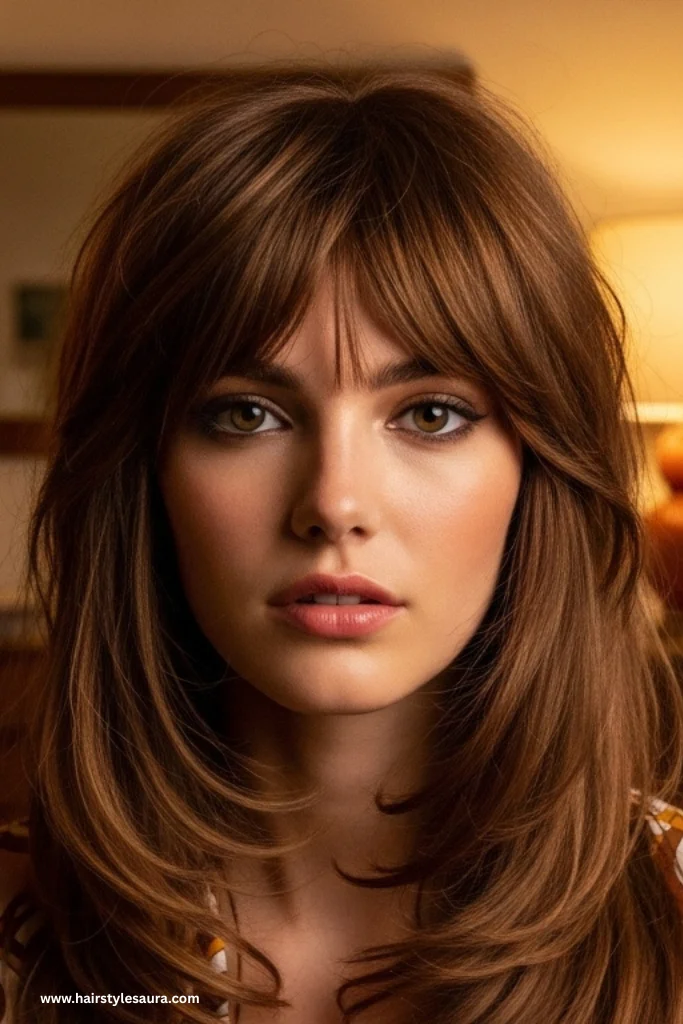 12 Trendy Shag Cut Ideas for Long Hair That Add Volume and Vibes 12 Shag with Flipped Ends