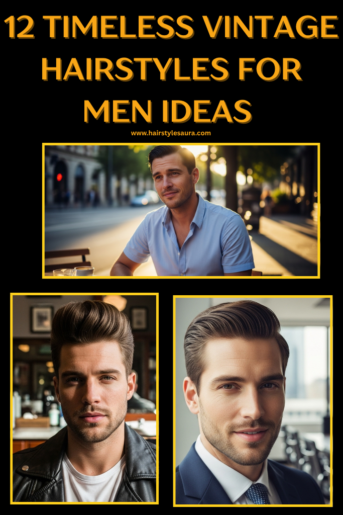 12 Timeless Vintage Hairstyles for Men Ideas to Rock with Confidence 15 vintage hairstyles for men ideas