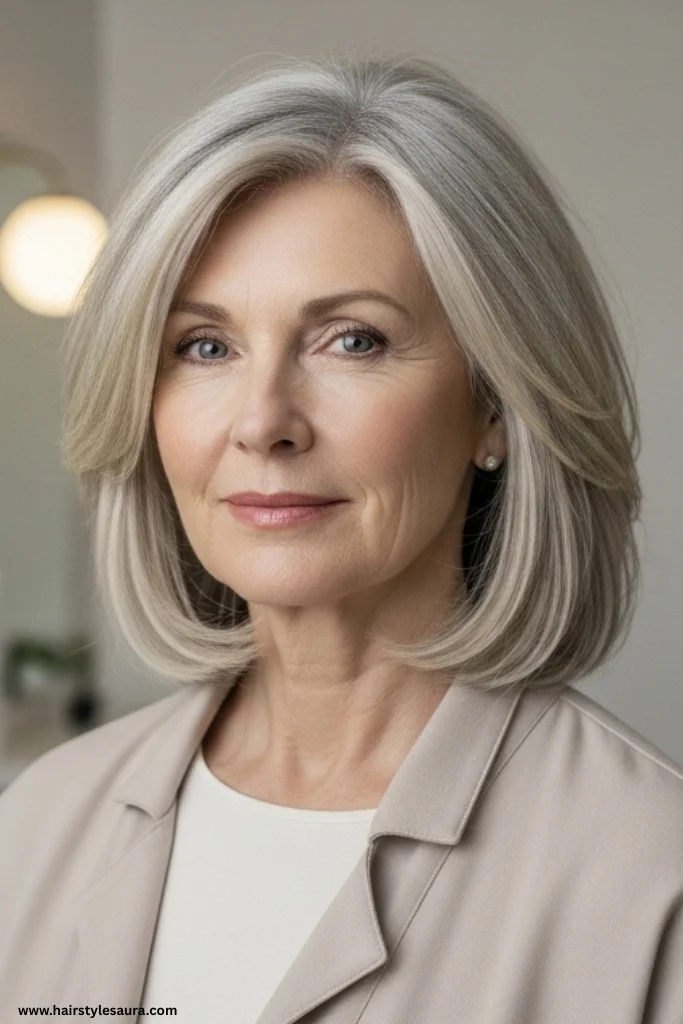 12 Stunning Layered Haircut Ideas for Women Over 50 13 Layered Cut with Tapered Ends