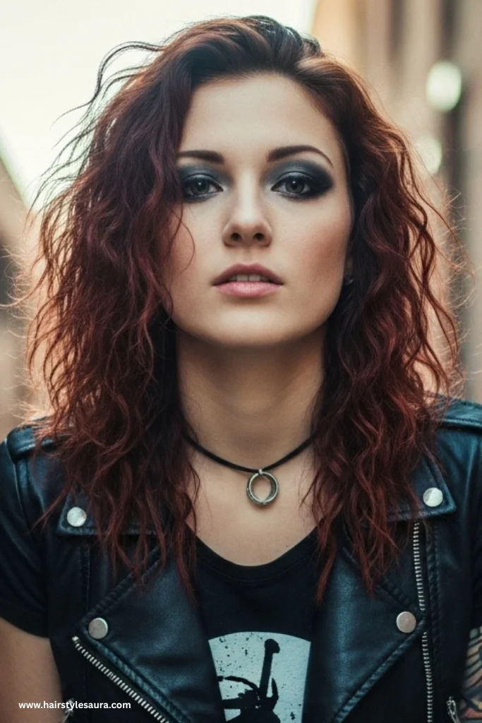12 Stunning Black Wolf Cut Ideas for a Bold New Look 13 Messy Black Wolf Cut with Volume Crown