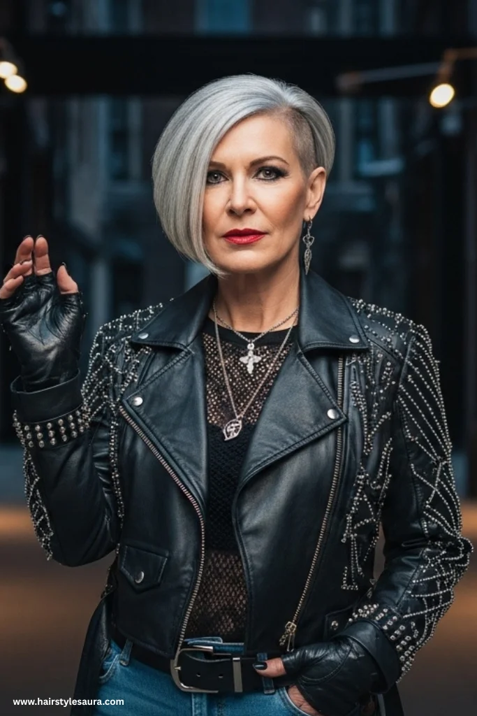 12 Low Maintenance Hairstyles for Women Over 50 That Redefine Timeless Beauty 13 Short Bob with Undercut