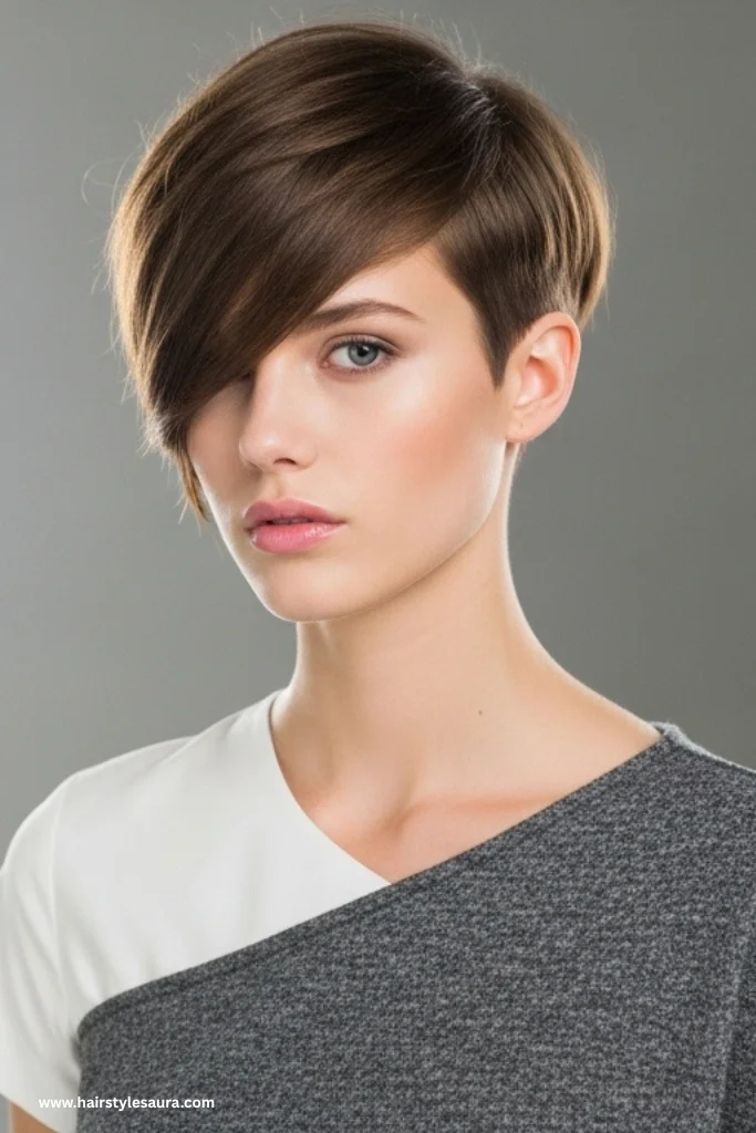 13 Bold and Beautiful curly pixie cuts 4c hair You Need to Try 13 Side-Swept Pixie with Tapered Back
