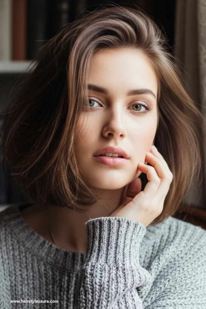 13 Elegant Old Money Bob Haircut Ideas Women Are Falling in Love With 14 Air-Dried Natural Bob
