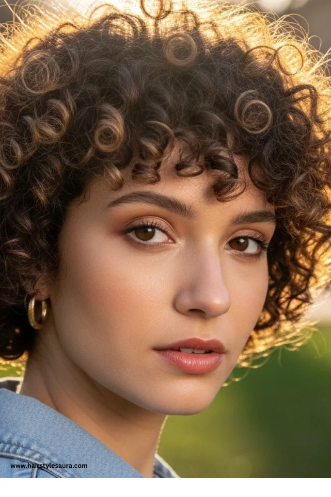 13 Stunning Curly Pixie Cuts 3C Ideas That Will Inspire Your Next Look 14 Natural Curly Pixie with Highlights
