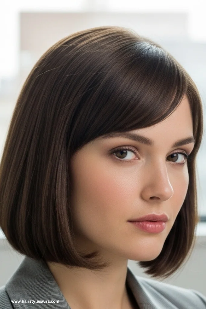 14 Elegant Old Money Bob Haircut with Bangs Styles Every Woman Should Try 15 Polished Bob with Center Bangs