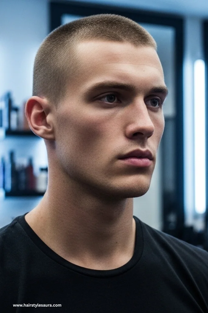 12 Cool & Classic 90s Hairstyles for Guys That Still Turn Heads 3 Buzz Cut