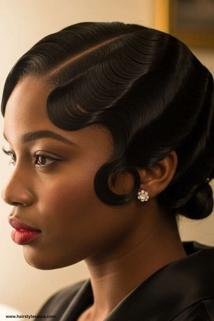 12 Timeless 90s Hairstyles for Black Hair You’ll Love to Rock Again 3 Finger Waves