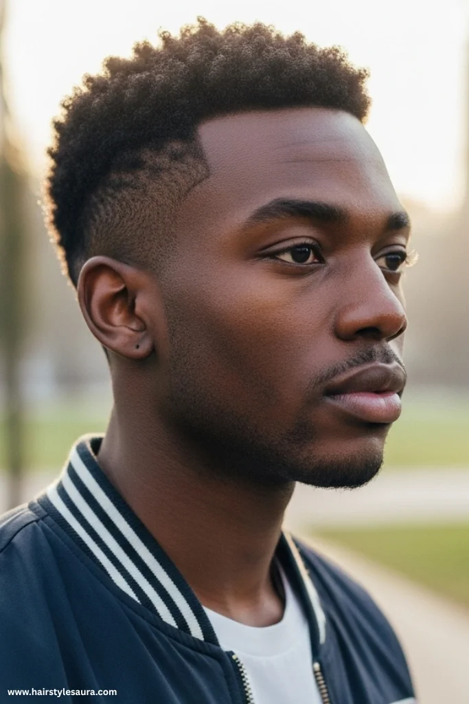 10 Short Short Hairstyles Black Men Can Rock with Confidence 3 Low Fade with Short Curls