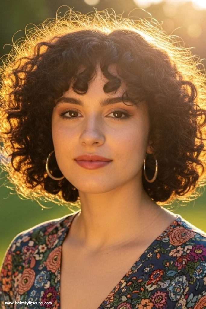 12 Ear Length Haircuts for Women Ideas That Turn Heads 6 Curly Mini Bob
